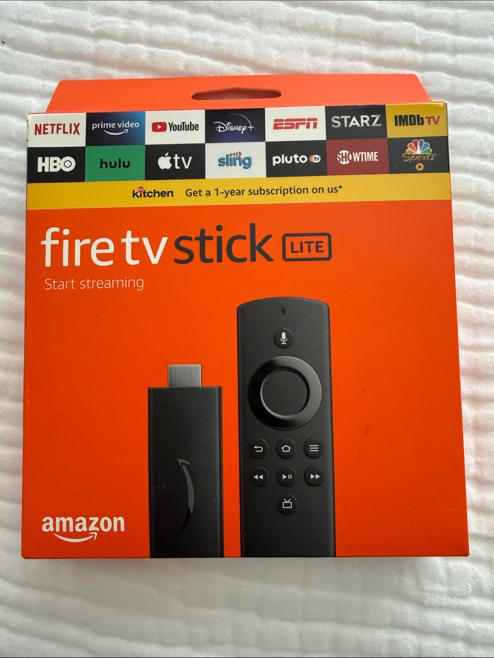 Amazon Fire TV Stick Lite - with Black Remote
